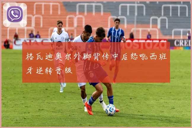格瓦迪奥尔外脚背传中后怒吼西班牙逆转晋级